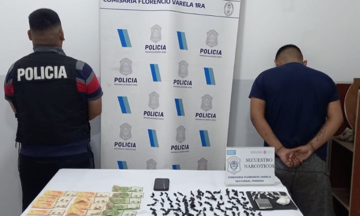 F. Varela: Allanamiento en urgencia, detuvieron a un traficante de cocaína